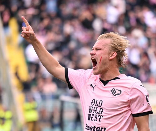 Joel Pohjanpalo del Palermo